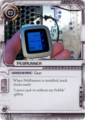 A Pebble in the Netrunner universe